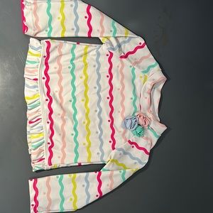 Used swimming suit, rainbows colors